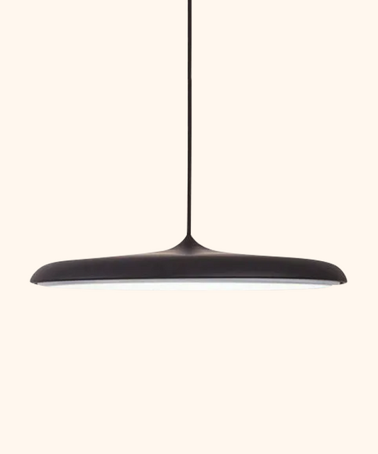 Minimalistische UFO-Hängeleuchte – Flache LED-Pendelleuchte für Esstisch, Küche oder Büro