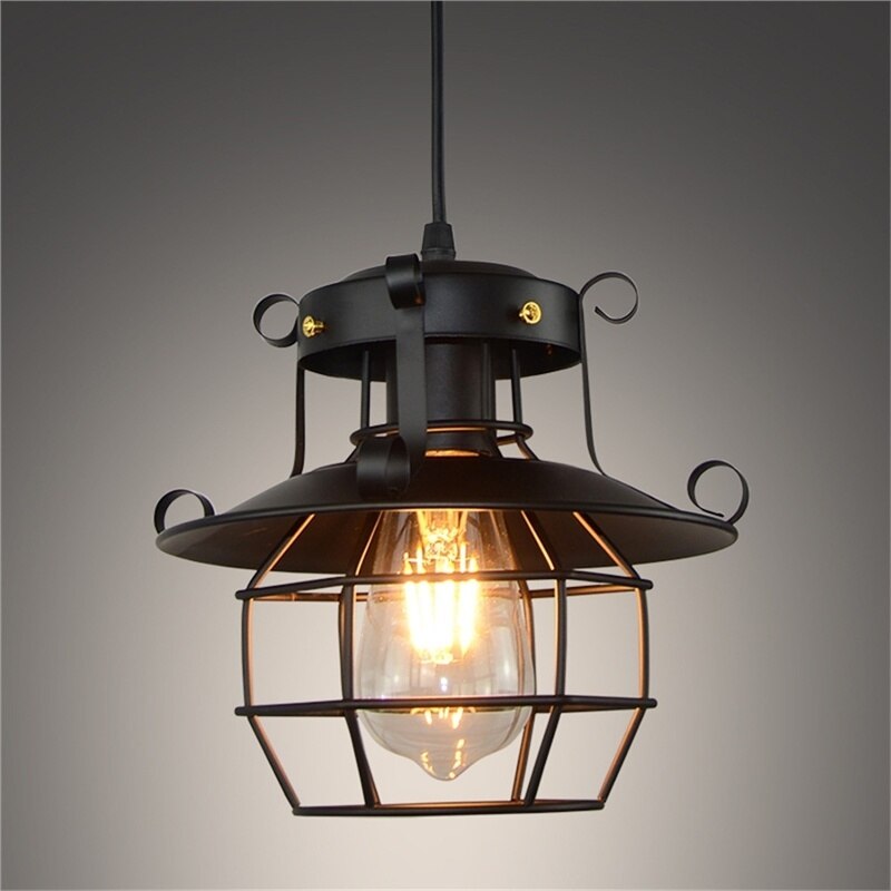 Antike industrielle Loft-Deckenlampe