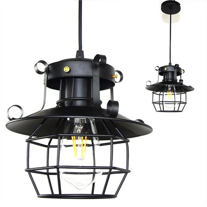 Antike industrielle Loft-Deckenlampe