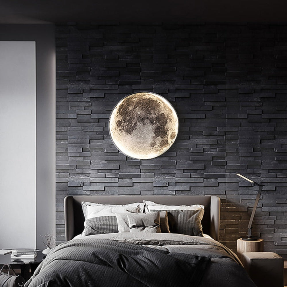 3D LED Mond oder Erde Decken- oder Wandleuchte