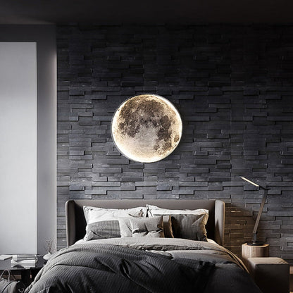 3D LED Mond oder Erde Decken- oder Wandleuchte