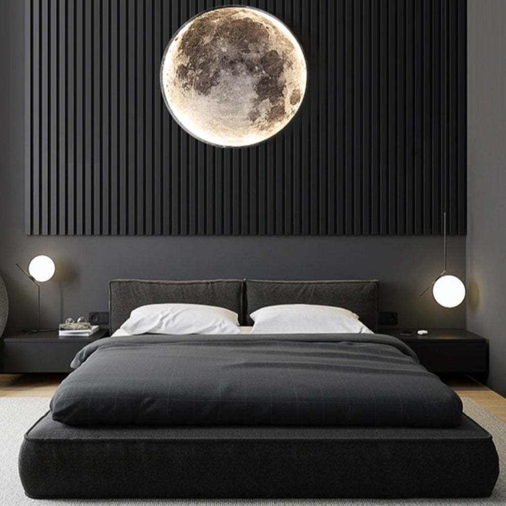 3D LED Mond oder Erde Decken- oder Wandleuchte