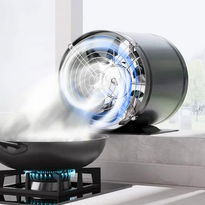 Leiser Küchen- & Badlüfter mit Hochleistungsmotor – Ventilator zur Luftzirkulation & Geruchsbeseitigung für Haushalt & Büro