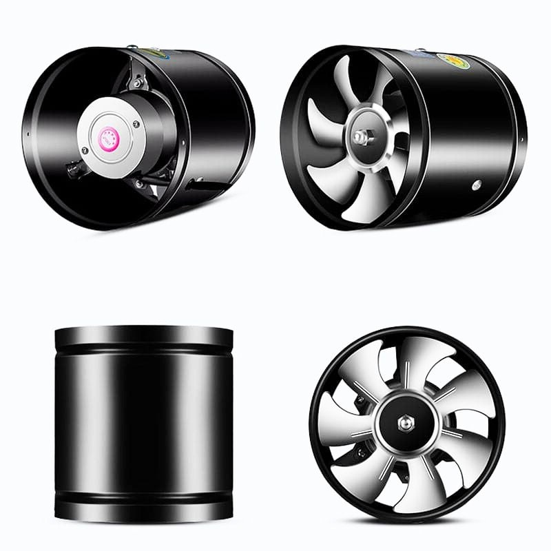 Leiser Küchen- & Badlüfter mit Hochleistungsmotor – Ventilator zur Luftzirkulation & Geruchsbeseitigung für Haushalt & Büro