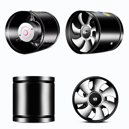 Leiser Küchen- & Badlüfter mit Hochleistungsmotor – Ventilator zur Luftzirkulation & Geruchsbeseitigung für Haushalt & Büro