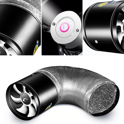 Leiser Küchen- & Badlüfter mit Hochleistungsmotor – Ventilator zur Luftzirkulation & Geruchsbeseitigung für Haushalt & Büro