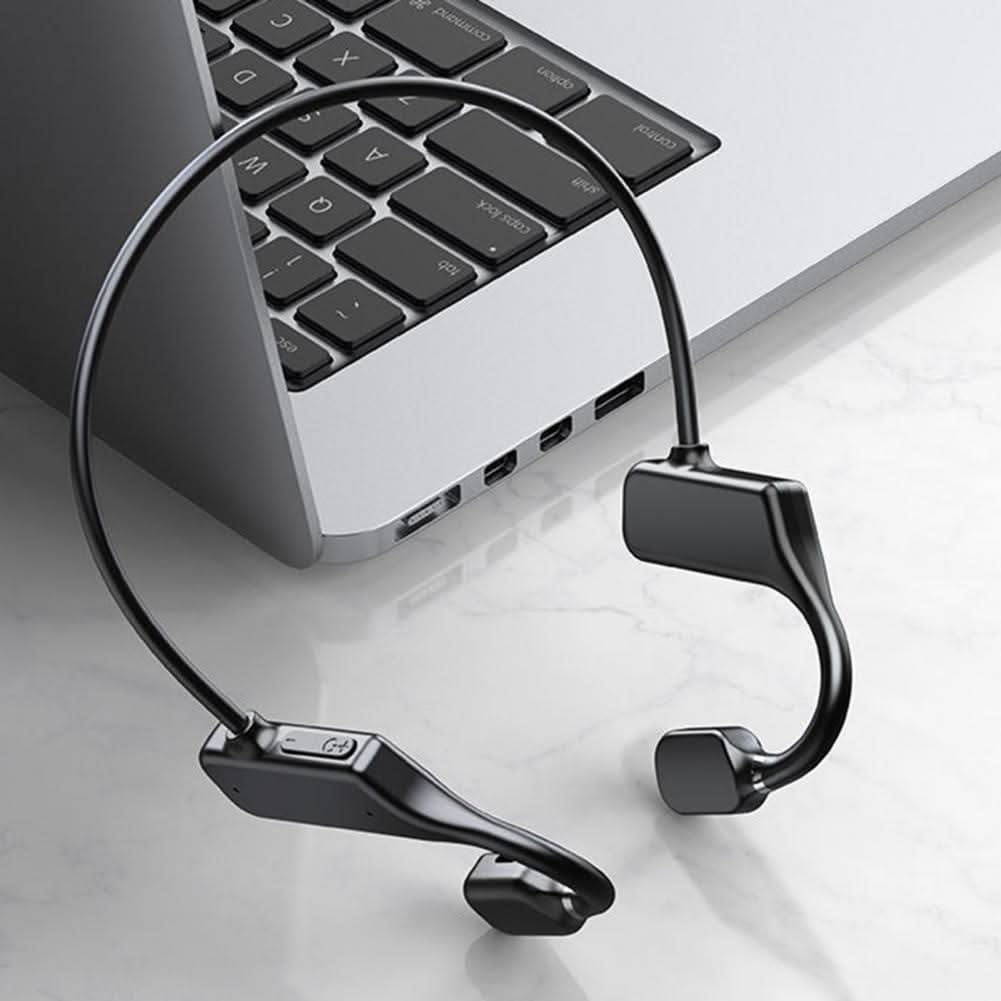 Kabellose Bone-Conduction Kopfhörer mit Mikrofon & IPX5 – 8 Std. Akkulaufzeit, offenes Ohr