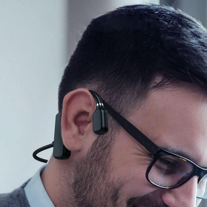 Kabellose Bone-Conduction Kopfhörer mit Mikrofon & IPX5 – 8 Std. Akkulaufzeit, offenes Ohr