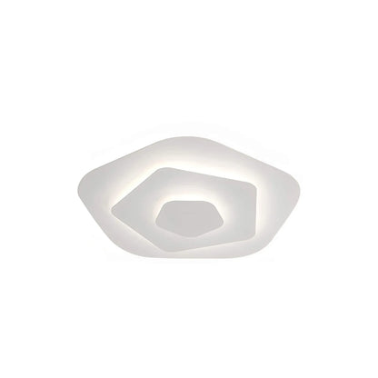 Quinn - Modern Nordisch Runde LED Deckenleuchte Weiß