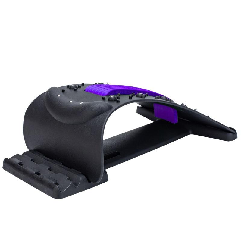 Orthopädische Rücken- & Nackenstreckhilfe – Einstellbare Rückenbrücke mit Magnetmassage & Akupressur