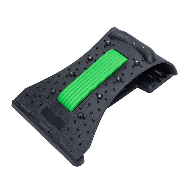 Orthopädische Rücken- & Nackenstreckhilfe – Einstellbare Rückenbrücke mit Magnetmassage & Akupressur