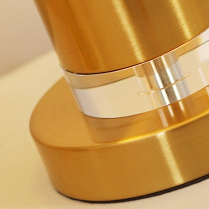 Luxus Metall- & Kristall-Tischlampe