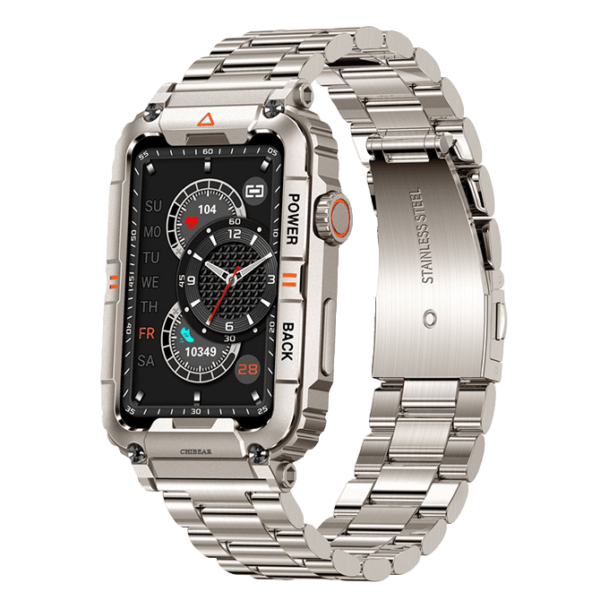 Outdoor Smartwatch – Rugged Android Uhr mit SIM, Kamera, GPS, IP68 & Gesundheitsüberwachung