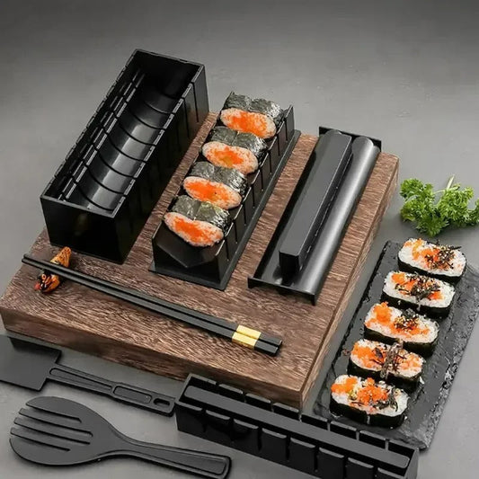 Sushi Maker Set – 10-teiliges DIY Sushi-Set für perfekte Rollen & Formen