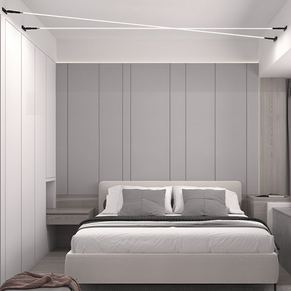 Rotatable LED strip lights linear ceiling light