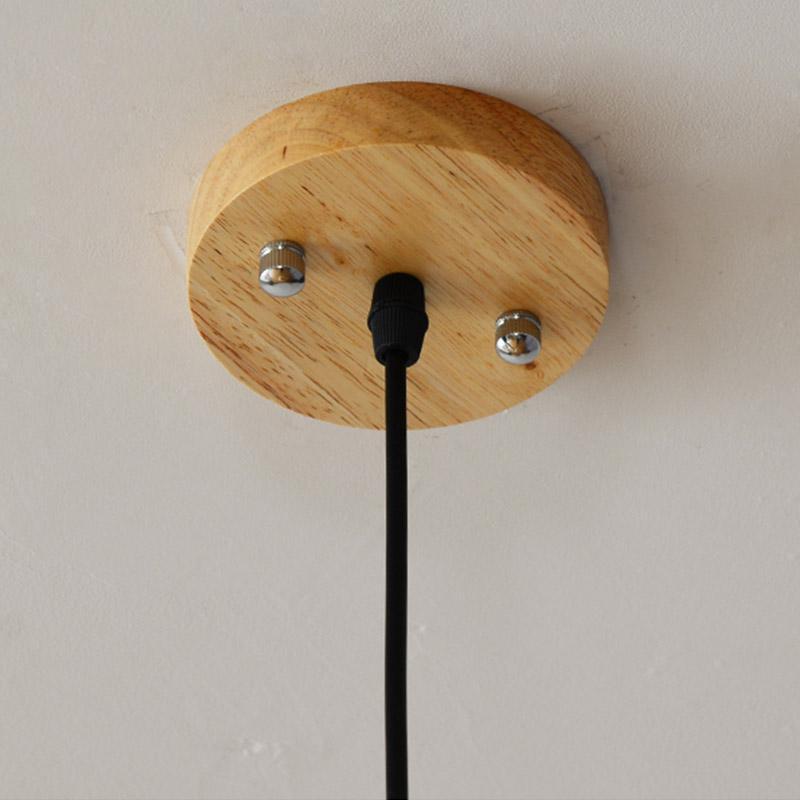 Rustikale Ananasförmige Holz-Hängelampe