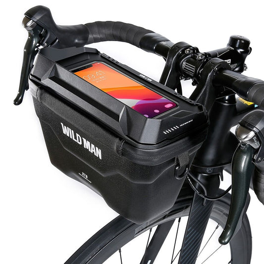 Fahrrad‑Lenkertasche mit Touch‑Smartphone‑Fach & 4 L Stauraum