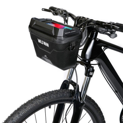 Fahrrad‑Lenkertasche mit Touch‑Smartphone‑Fach & 4 L Stauraum
