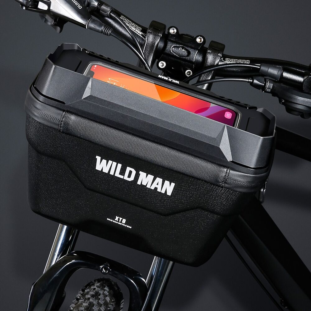 Fahrrad‑Lenkertasche mit Touch‑Smartphone‑Fach & 4 L Stauraum
