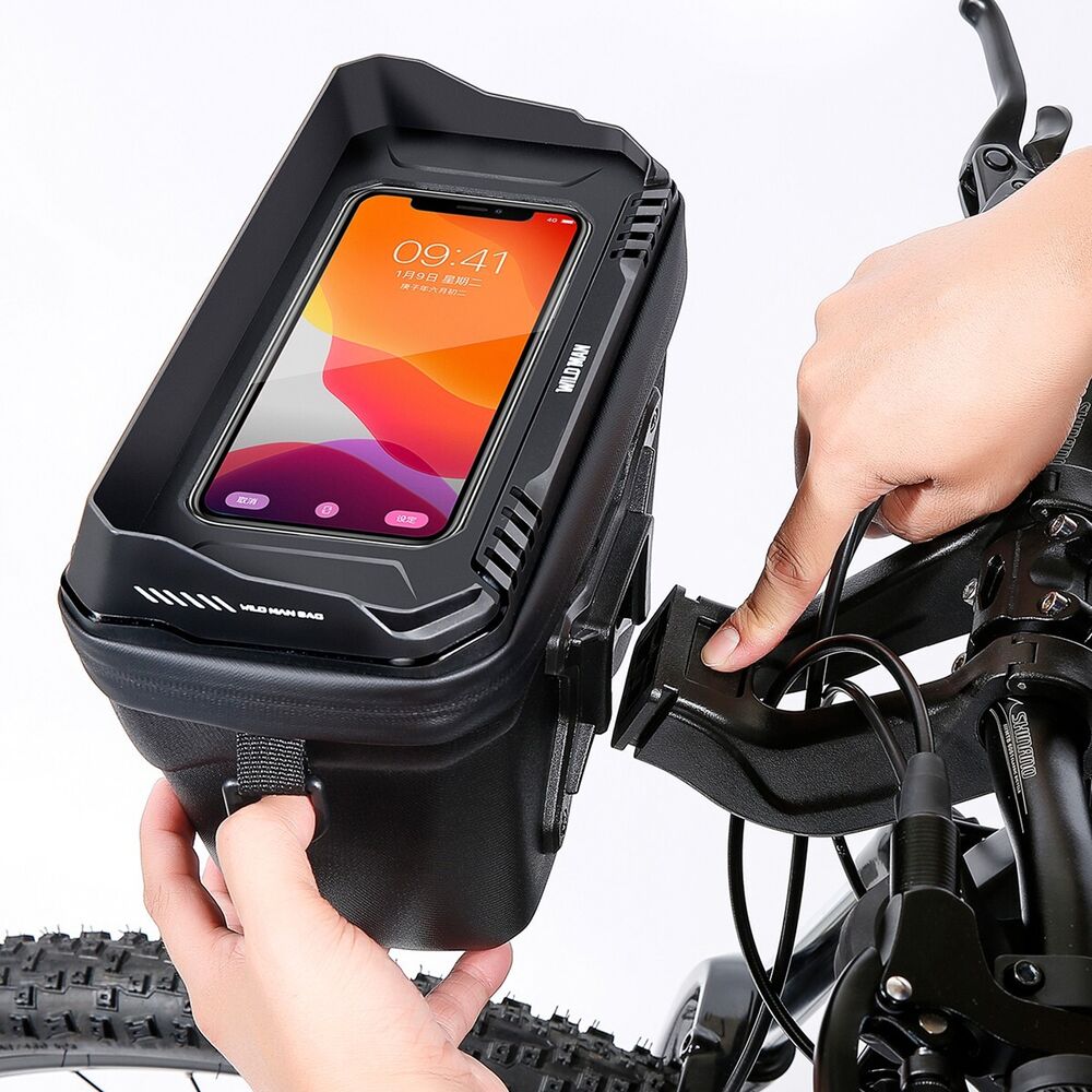 Fahrrad‑Lenkertasche mit Touch‑Smartphone‑Fach & 4 L Stauraum