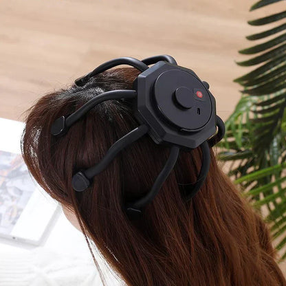 Elektrischer Kopfhaut-Massager mit Vibrationsmodus – Stressabbau & Haarwachstumsförderung für Zuhause & Büro