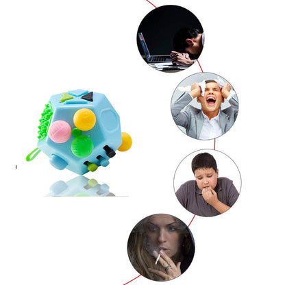 Sensorischer Fidget Würfel – Stressabbau & Konzentrationshilfe für Kinder & Erwachsene