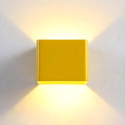 GlowBurst Light - Moderne Quadratische LED-Wandleuchte