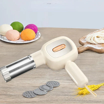 Smart Vollautomatische Hand-Nudelmaschine – Kompakter Pasta Maker mit 5 Aufsätzen