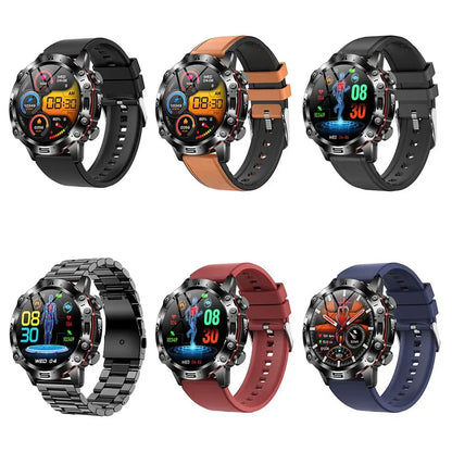 HealthPro Smartwatch mit Blutzucker-, EKG- & Blutdruckmessung – AMOLED Display, IP68 Wasserschutz & 7 Tage Akkulaufzeit