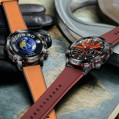 HealthPro Smartwatch mit Blutzucker-, EKG- & Blutdruckmessung – AMOLED Display, IP68 Wasserschutz & 7 Tage Akkulaufzeit