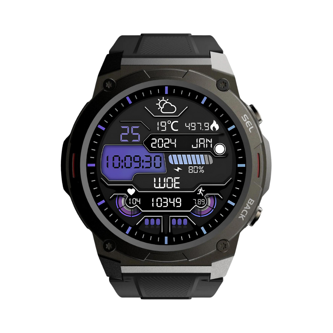 Pulse XR Smartwatch – Robuste Fitness- & Lifestyle-Uhr mit AMOLED Display, Gesundheits-Tracking & IP68 Wasserschutz
