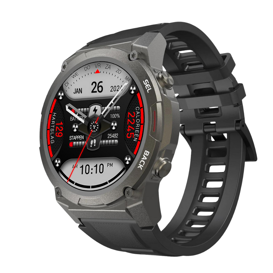 Pulse XR Smartwatch – Robuste Fitness- & Lifestyle-Uhr mit AMOLED Display, Gesundheits-Tracking & IP68 Wasserschutz