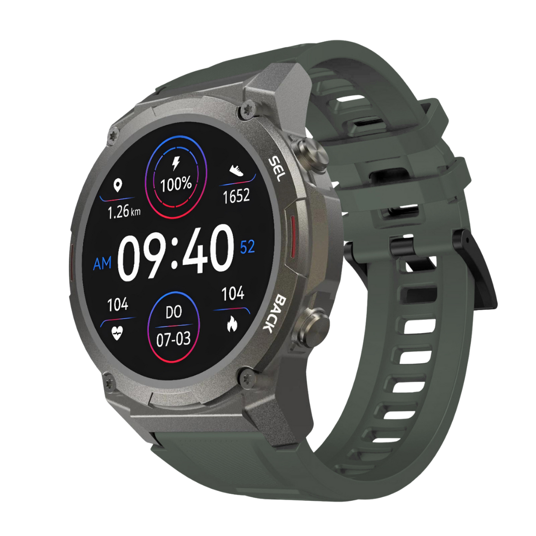 Pulse XR Smartwatch – Robuste Fitness- & Lifestyle-Uhr mit AMOLED Display, Gesundheits-Tracking & IP68 Wasserschutz