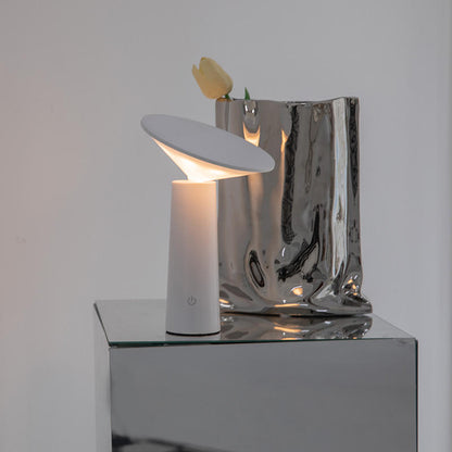 Kabellose LED-Tischleuchte mit E27-Fassung – Wiederaufladbare Designlampe mit dimmbarer Helligkeit für Schlafzimmer, Gastronomie & Arbeitsbereiche