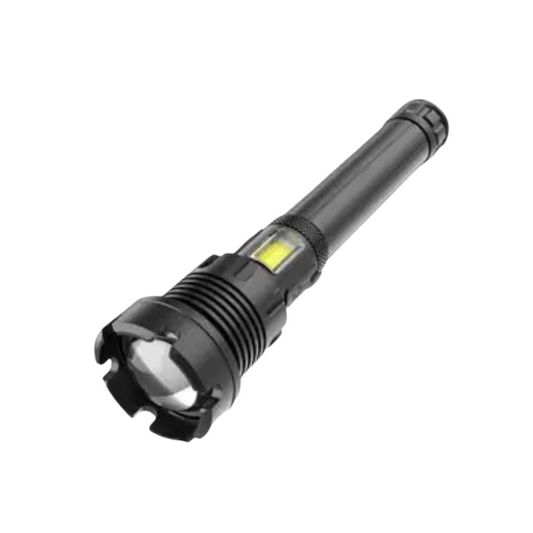 Taktische LED-Taschenlampe mit Zoomfunktion & 7 Lichtmodi – Wasserdicht, USB-aufladbar, superhell für Outdoor & Notfälle