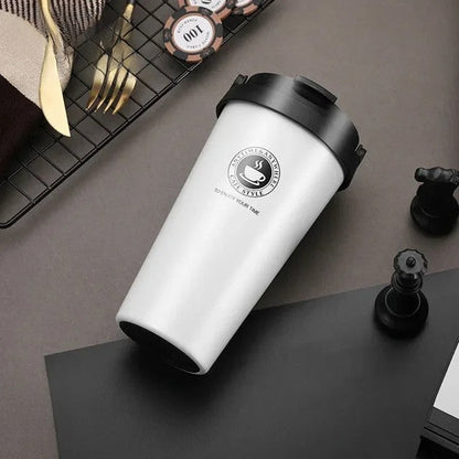 Isolierter Edelstahl Coffee Mug 500ml – Auslaufsicherer Thermobecher für unterwegs