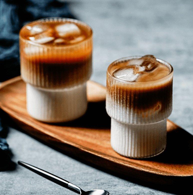 Lyana Gerippte Eistee Kaffeetasse