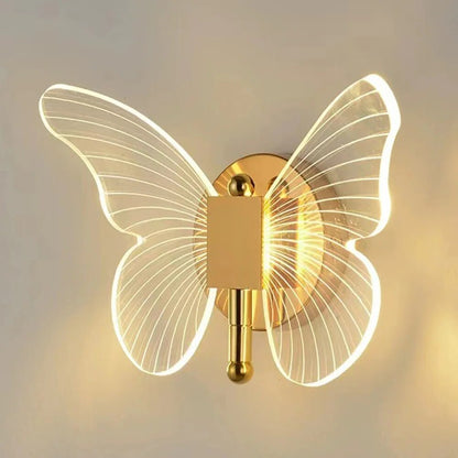 Moderne Schmetterling Wandleuchte – Elegante LED Wandbeleuchtung für Wohnzimmer oder Schlafzimmer