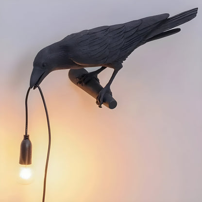 WingLuxe Light - Italienische Vogel-LED-Wandleuchte