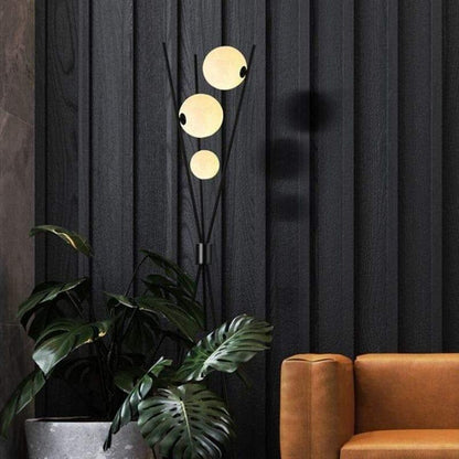 Design Tischlampe mit Kugel-Leuchten – Minimalistische LED Lampe im Skandi-Stil für Wohnzimmer, Büro & Schlafzimmer