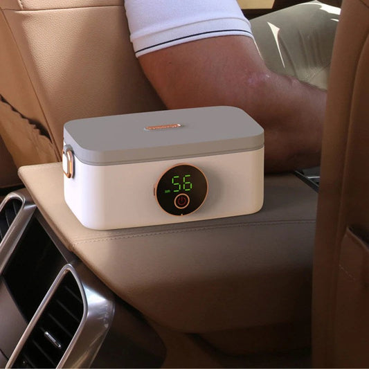 Wiederaufladbare Elektrische Lunchbox mit 16.000mAh Akku – Tragbare Heizbox für Unterwegs, Büro & Reisen