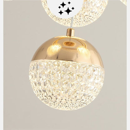 Moderner Cluster Deckenleuchter mit dimmbaren Glaskugeln – Kronleuchter für Esszimmer und Wohnzimmer